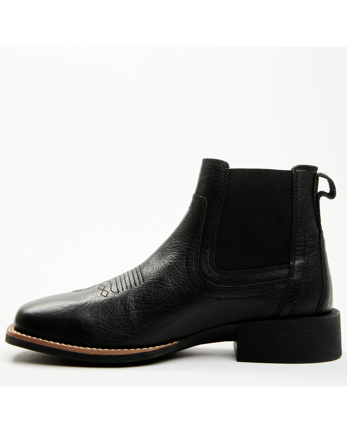 Image #3 - Cody James Men's Ace Chelsea Boots - Broad Square Toe, Black, hi-res