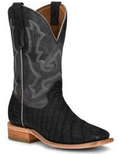Image #1 - Corral Men's Exotic Alligator Western Boots - Broad Square Toe, Black, hi-res