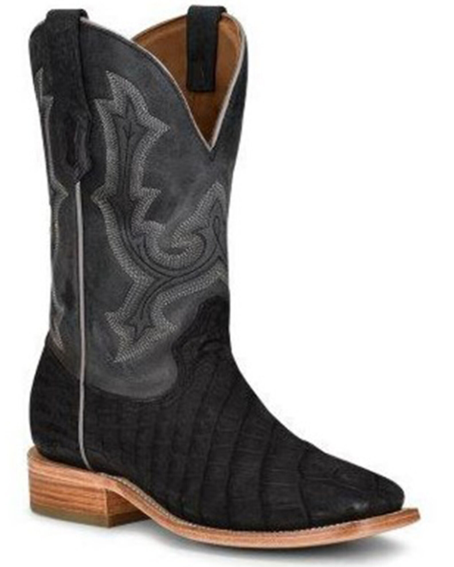 Alligator western top boots