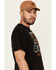 Image #4 - Junk Food Clothing Men's Mustang Ride The Pony Graphic T-Shirt, Black, hi-res