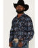 Image #2 - Rock & Roll Denim Men's Southwestern Knit Long Sleeve Button Down Shirt, , hi-res