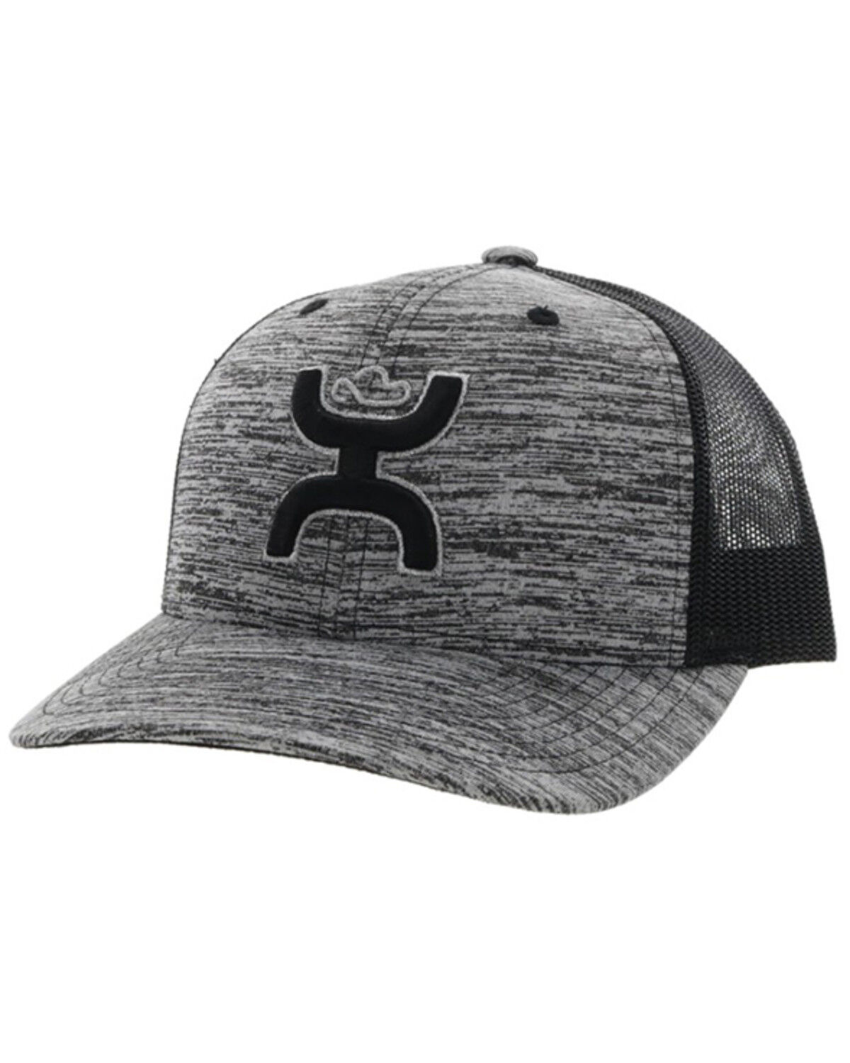 Image #1 - Hooey Men's Sterling Embroidered Logo Trucker Cap, Grey, hi-res