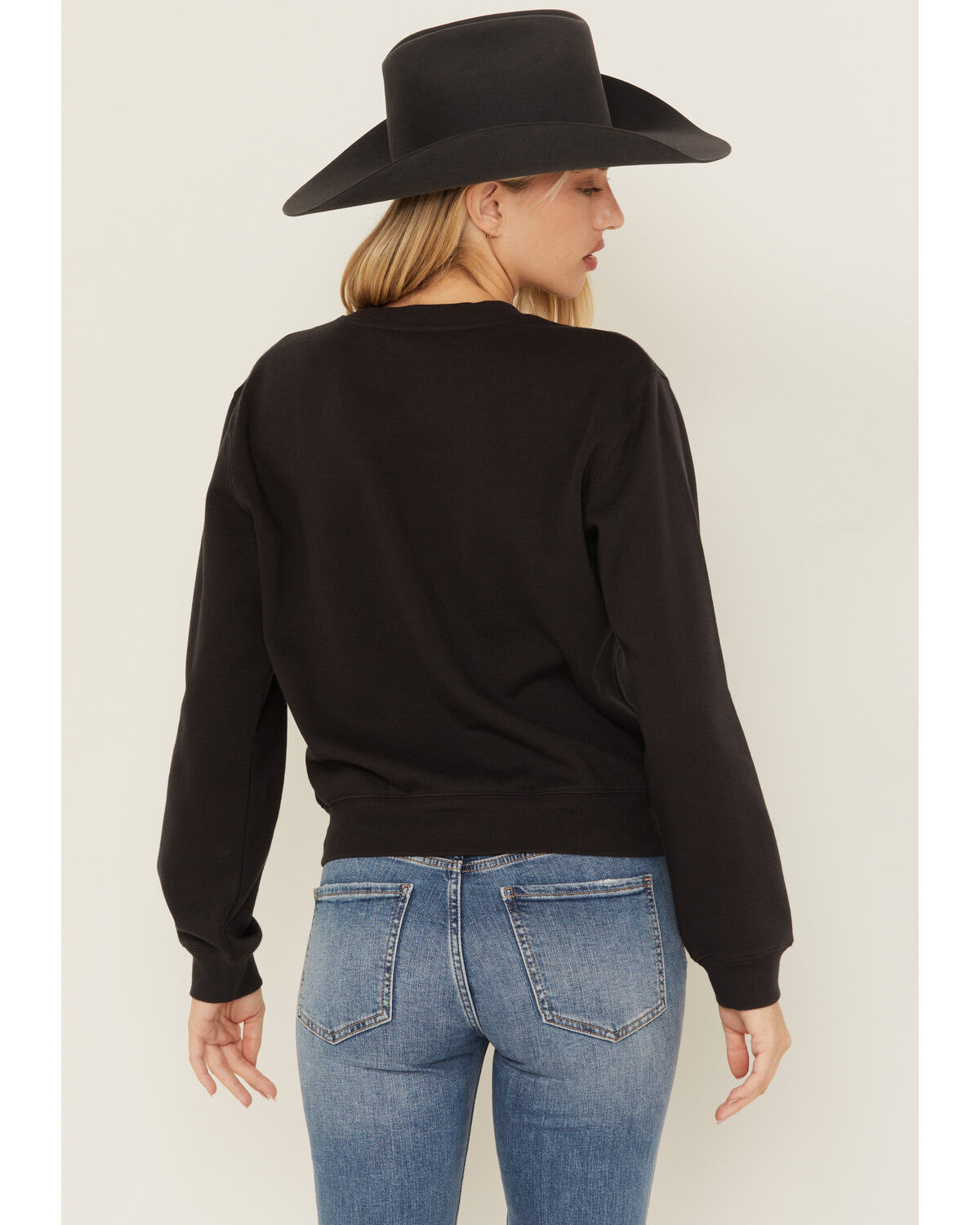 Image #4 - White Crow Women's Cool It Cowboy Graphic Sweatshirt, Black, hi-res