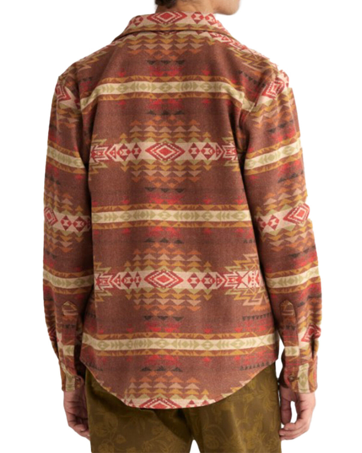 Image #2 - Pendleton Men's LA Pine Wool Overshirt, Brown, hi-res