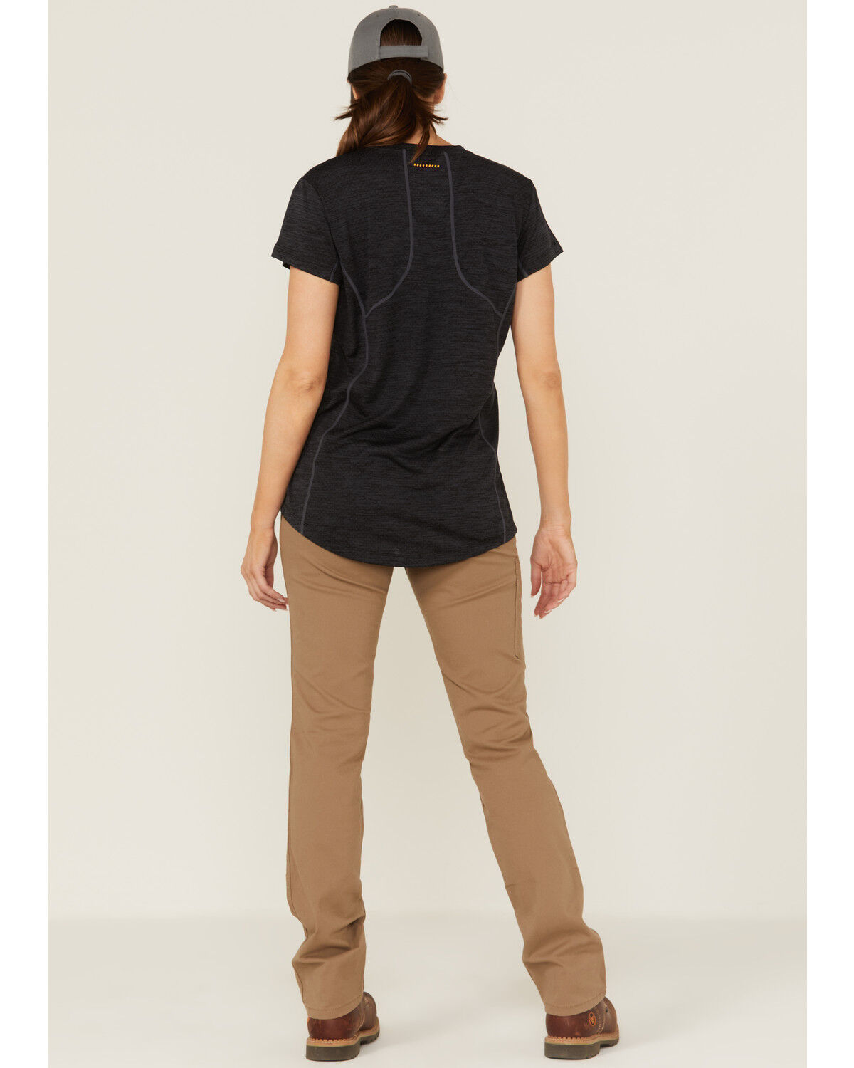 Image #3 - Ariat Women's Rebar Field Khaki DuraStretch Made Tough Straight Leg Work Pants, Beige/khaki, hi-res