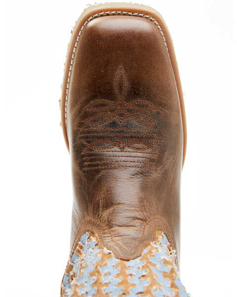 Image #6 - Laredo Men's Ned Woven Western Boots - Broad Square Toe, Brown, hi-res