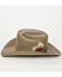 Image #3 - Charlie 1 Horse X Lainey Wilson Women's Hold My Halo Straw Cowboy Hat, Silver, hi-res