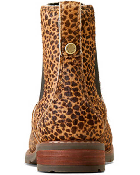 Image #3 - Ariat Women's Wexford Cheetah Hairon Booties - Round Toe , Brown, hi-res