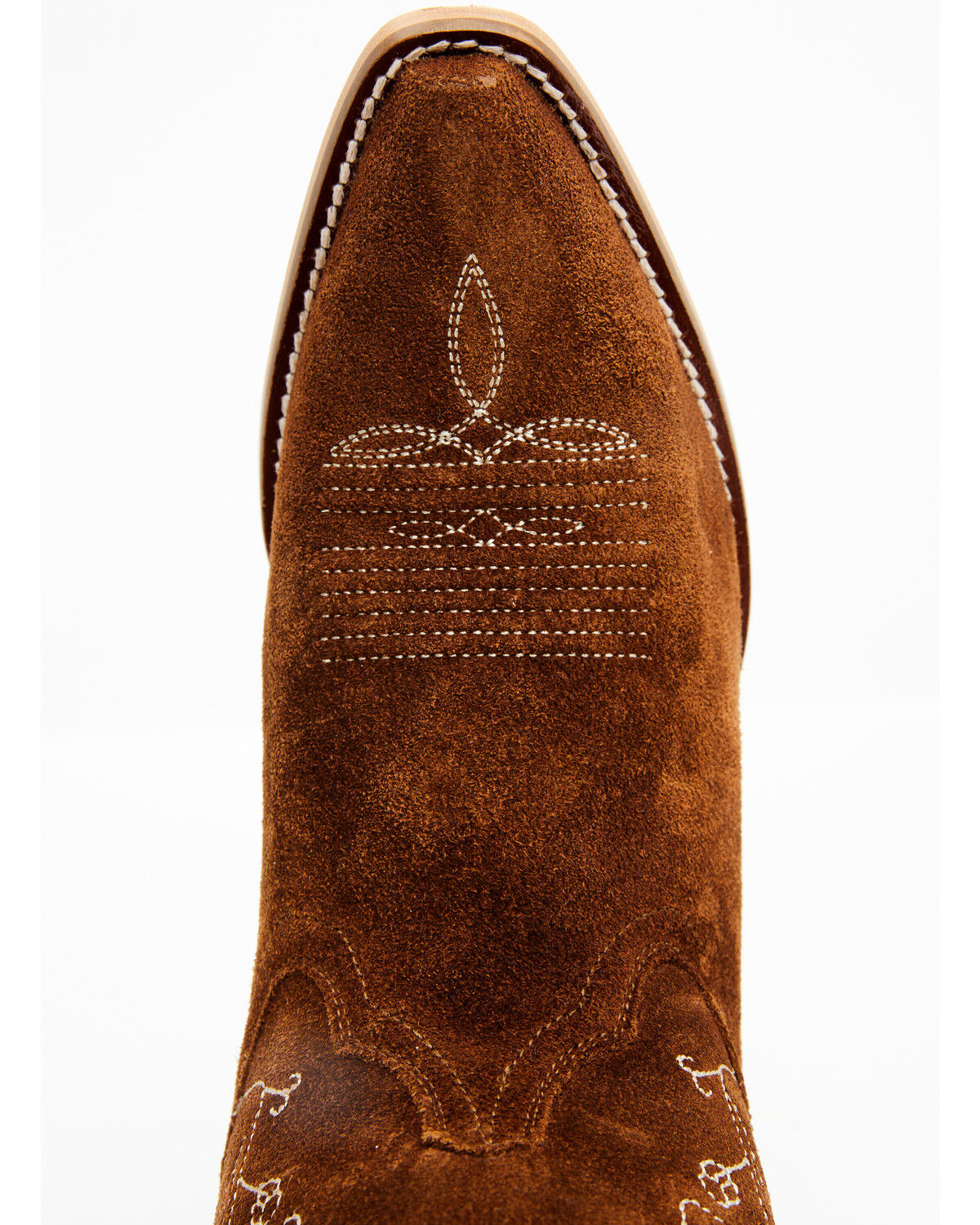 Image #6 - Shyanne Women's Bambi Suede Western Boots - Snip Toe, Brown, hi-res