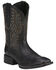 Image #2 - Ariat Men's Sport Western Performance Boots - Broad Square Toe, Black, hi-res