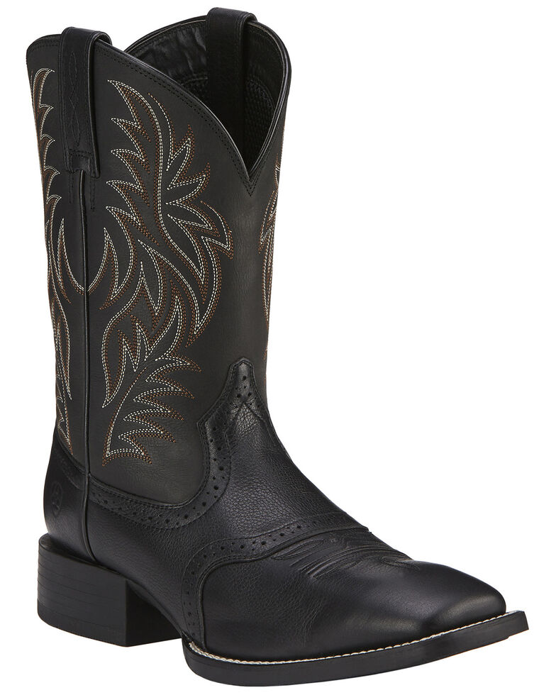 Ariat Sport Western Cowboy Boots - Wide Square Toe - Country Outfitter