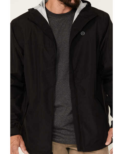 Zeeziekte stil gloeilamp Wrangler ATG Men's All-Terrain Black Zip-Front Hooded Rain Jacket - Country  Outfitter