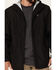 Image #3 - ATG by Wrangler Men's All-Terrain Black Zip-Front Hooded Rain Jacket, , hi-res