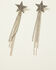 Idyllwind Women's Shooting Star Fringe Earrings, Silver, hi-res