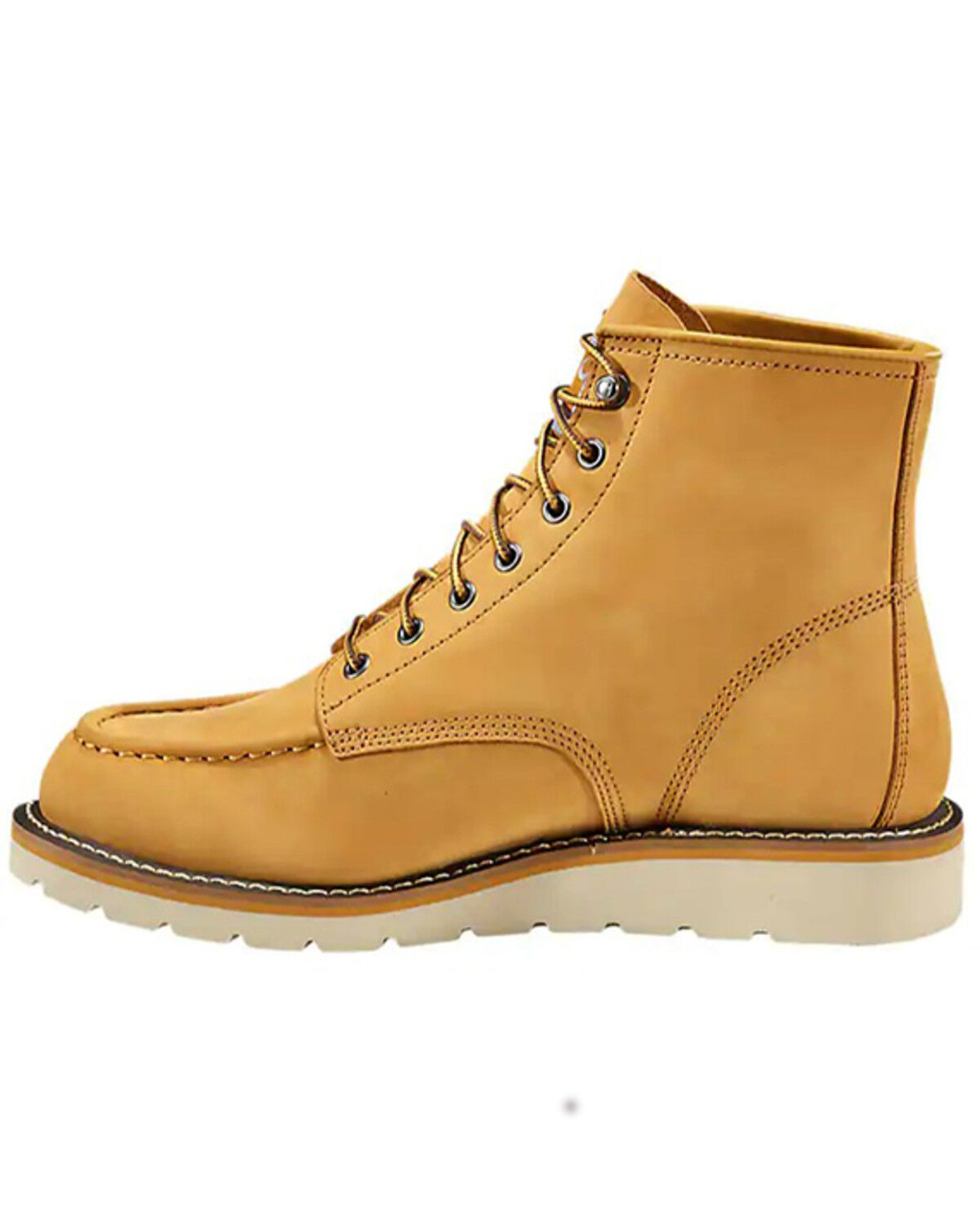 Image #2 - Carhartt Women's 6" Wedge Work Boots - Moc Toe, Wheat, hi-res