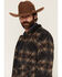 Image #2 - Rock & Roll Denim Men's Southwestern Print Bomber Jacket, Charcoal, hi-res