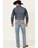Image #2 - Cody James Core Men's Pistol Light Performance Stretch Slim Straight Jeans, Blue, hi-res