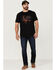 Image #2 - Moonshine Spirit Men's Sting Desert Graphic T-Shirt , Black, hi-res