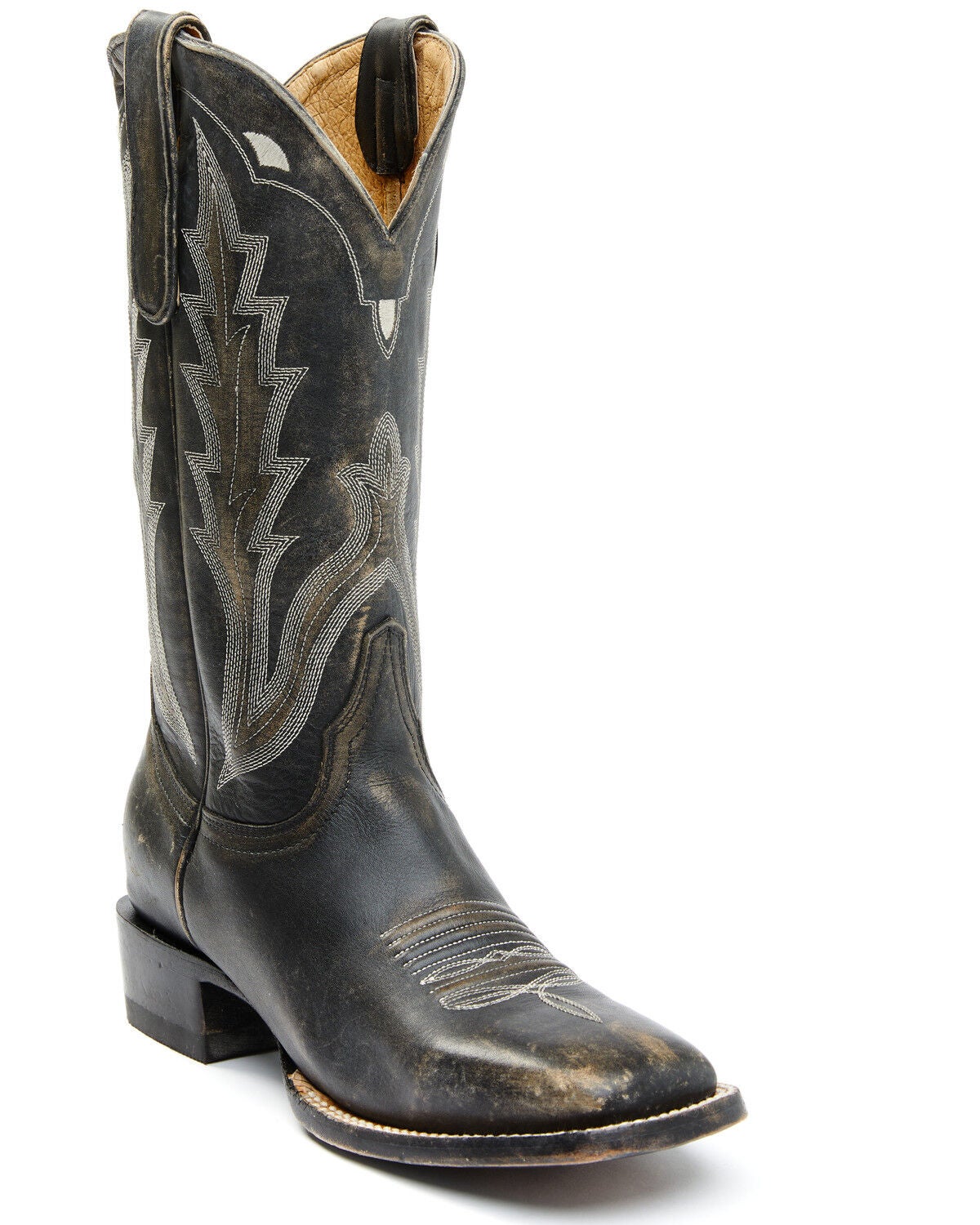 Idyllwind Women's Outlaw Performance Western Boots - Broad Square Toe, Black, hi-res