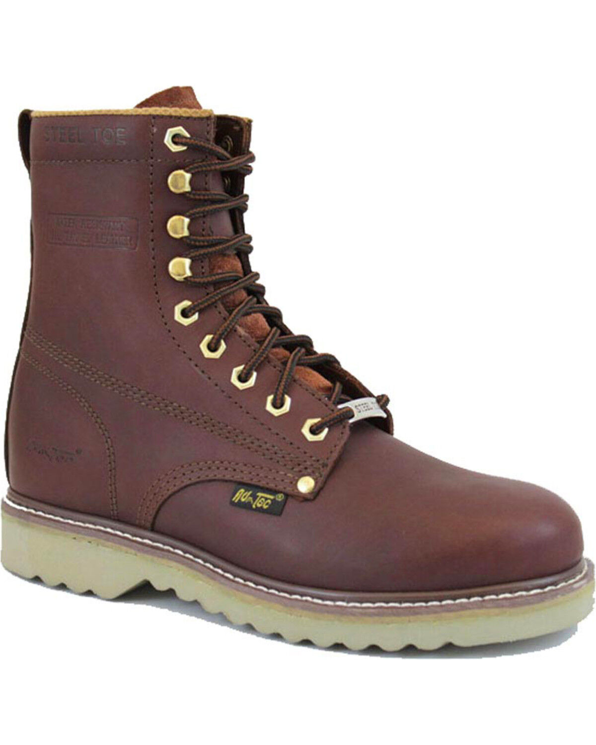 steel toe farm boots