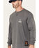 Image #3 - Hawx Men's FR Hawx Long Sleeve Graphic Work T-Shirt, Charcoal, hi-res
