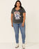 Panhandle Women's Thyme Rodeo Tour Graphic Tee - Plus , Charcoal, hi-res