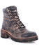 Image #1 - Roan by Bed Stu Women's Packer Lace-Up Boots - Round Toe, Black, hi-res