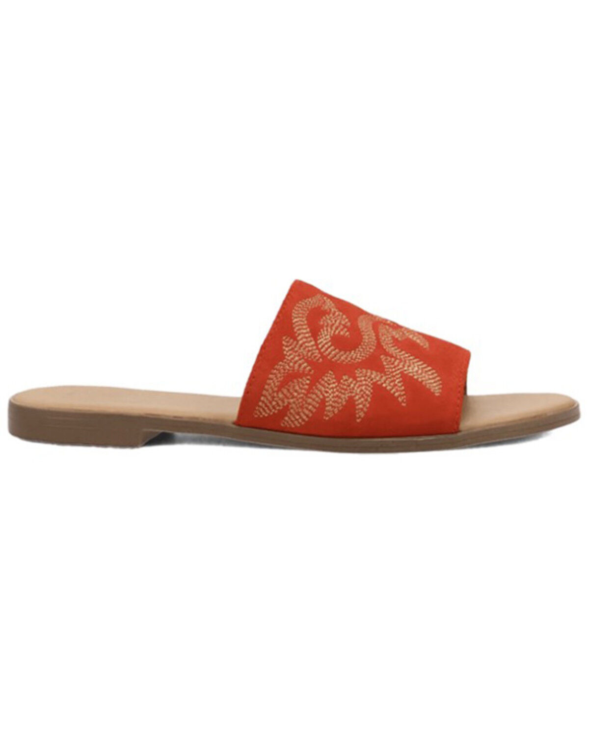 Image #2 - Dingo Women's Lasso Sandals, Red, hi-res