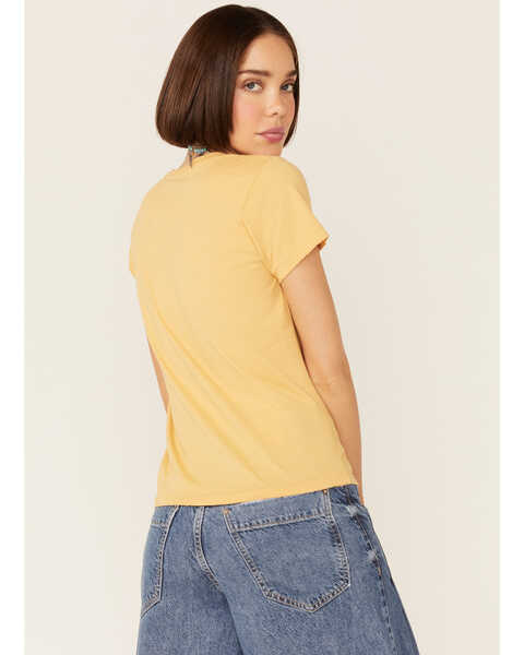 Image #3 - Bandit Women's Looking At Country Graphic Tee, Mustard, hi-res