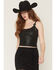 Image #5 - Idyllwind Women's Lacy Concho Trim Coated Bustier, Black, hi-res