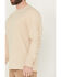 Image #3 - Carhartt Men's Loose Fit Heavyweight Logo Long Sleeve Graphic Work T-Shirt, Cream, hi-res