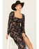 Image #1 - Rock & Roll Denim Women's Horse Print Midi Dress, Black, hi-res