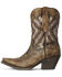 Ariat Women's Gemma Southwestern Print Western Boots - Snip Toe, Brown, hi-res