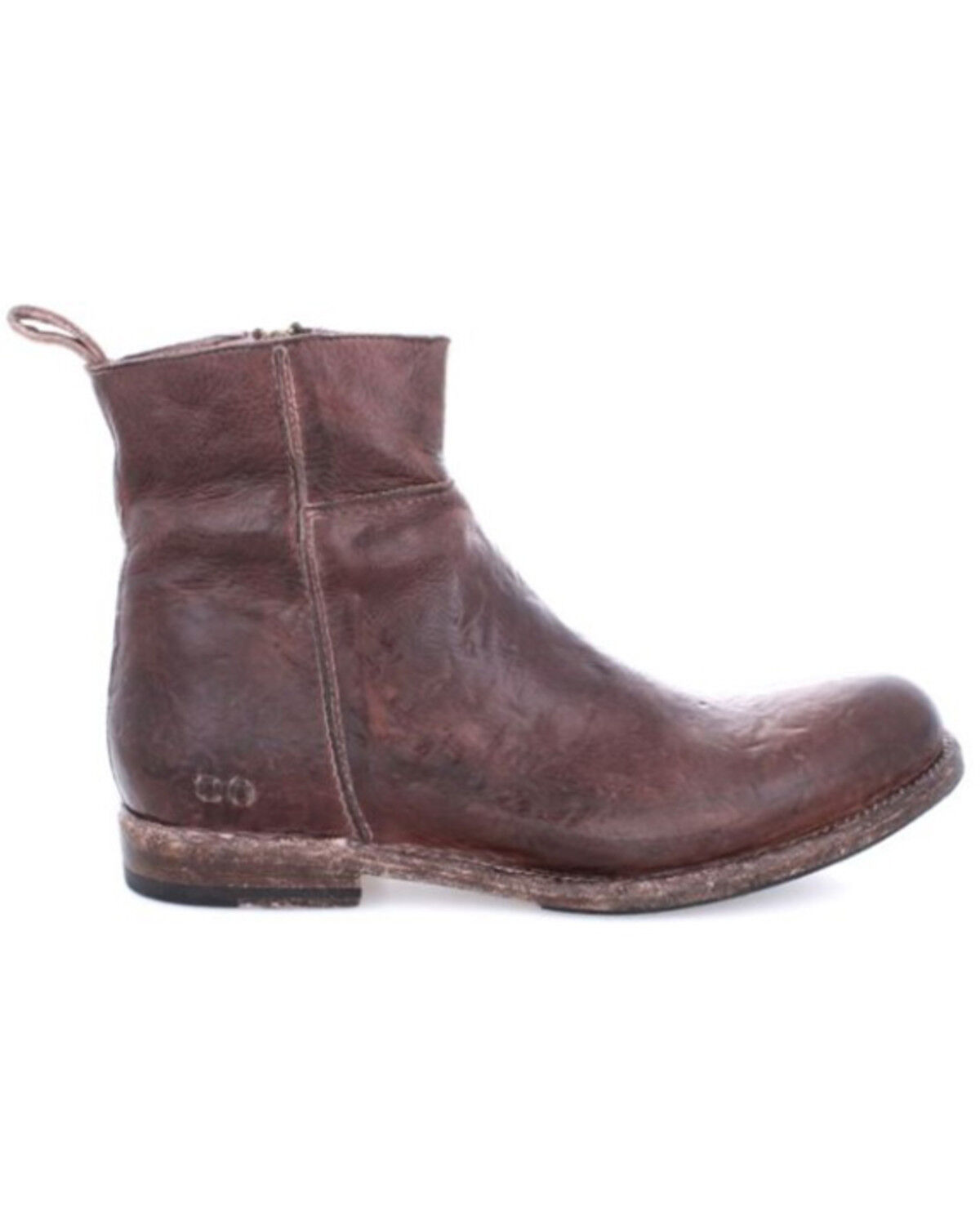 Image #2 - Bed Stu Men's Kaldi Western Casual Boots - Round Toe, Brown, hi-res