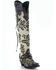Corral Women's Rose Embroidery Western Boots - Snip Toe, White, hi-res