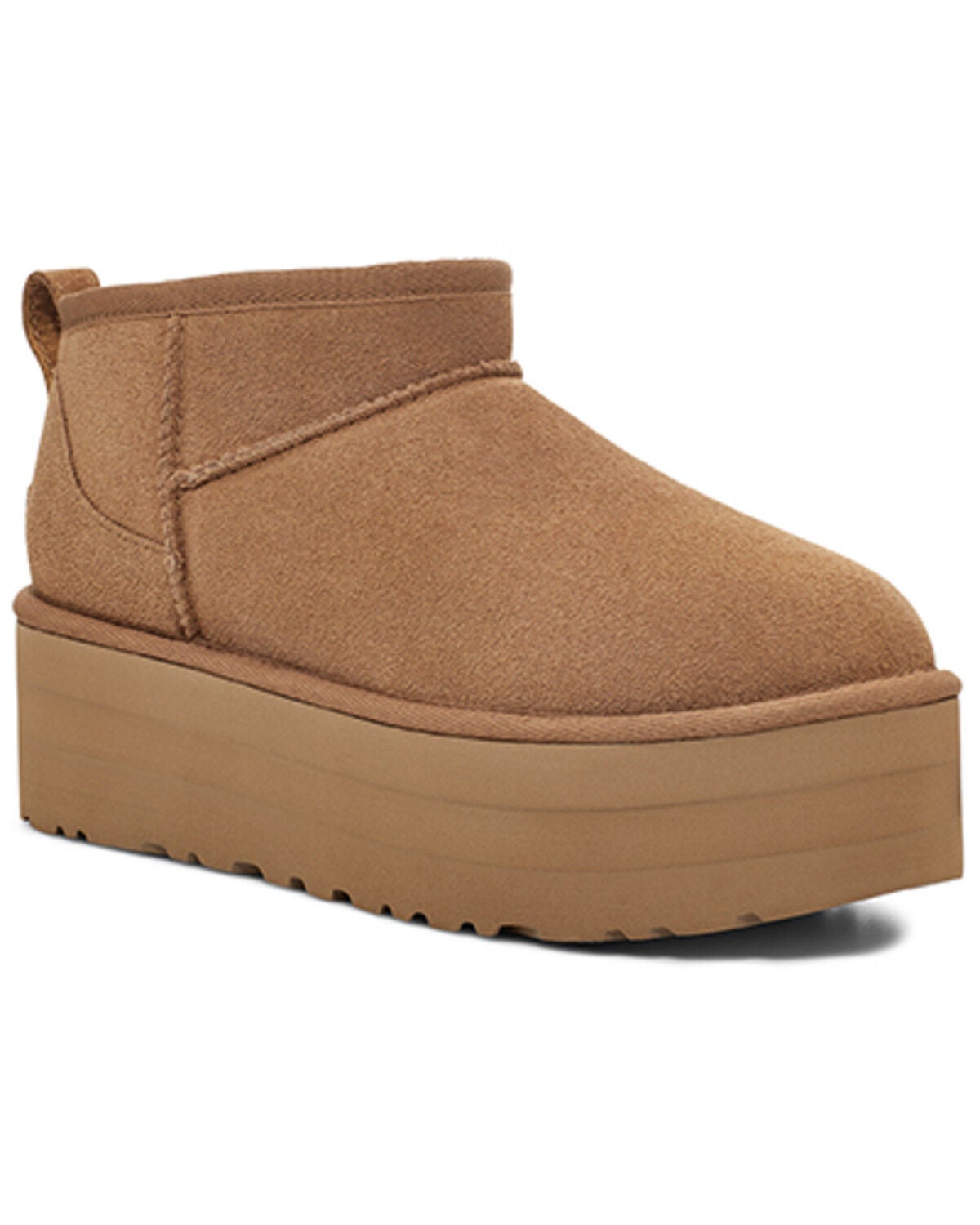 UGG Women's Classic Ultra Mini Platform Boot, Chestnut, hi-res
