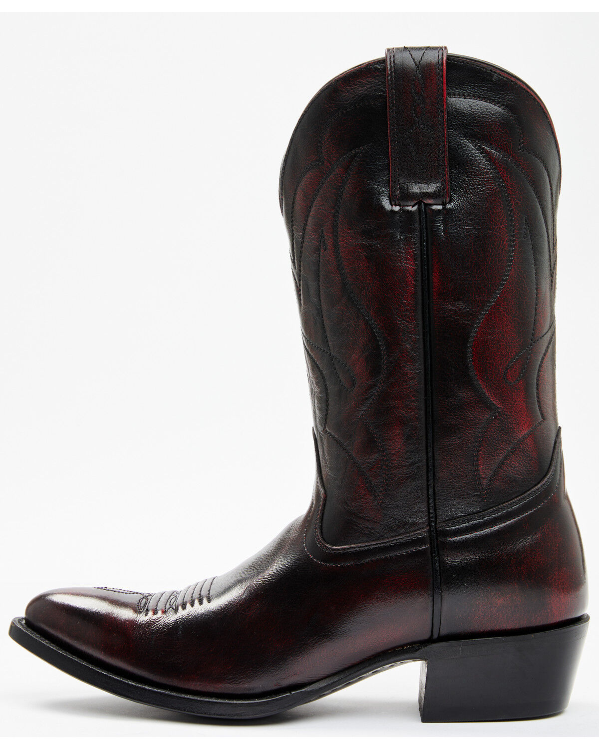 Image #3 - Cody James Men's Black Cherry Western Boots - Round Toe, Black Cherry, hi-res