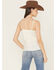 Image #4 - Originality Women's Solid Sleeveless Satin Cami, Ivory, hi-res