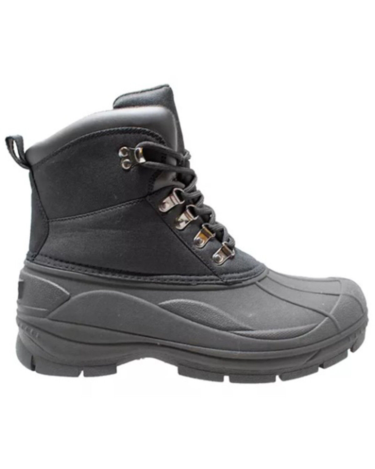 Image #2 - Winter Tecs Men's Nylon Winter Boots - Round Toe, Black, hi-res