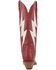 Image #7 - Dingo Women's Thunderbolt Western Boots - Round Toe, Red, hi-res