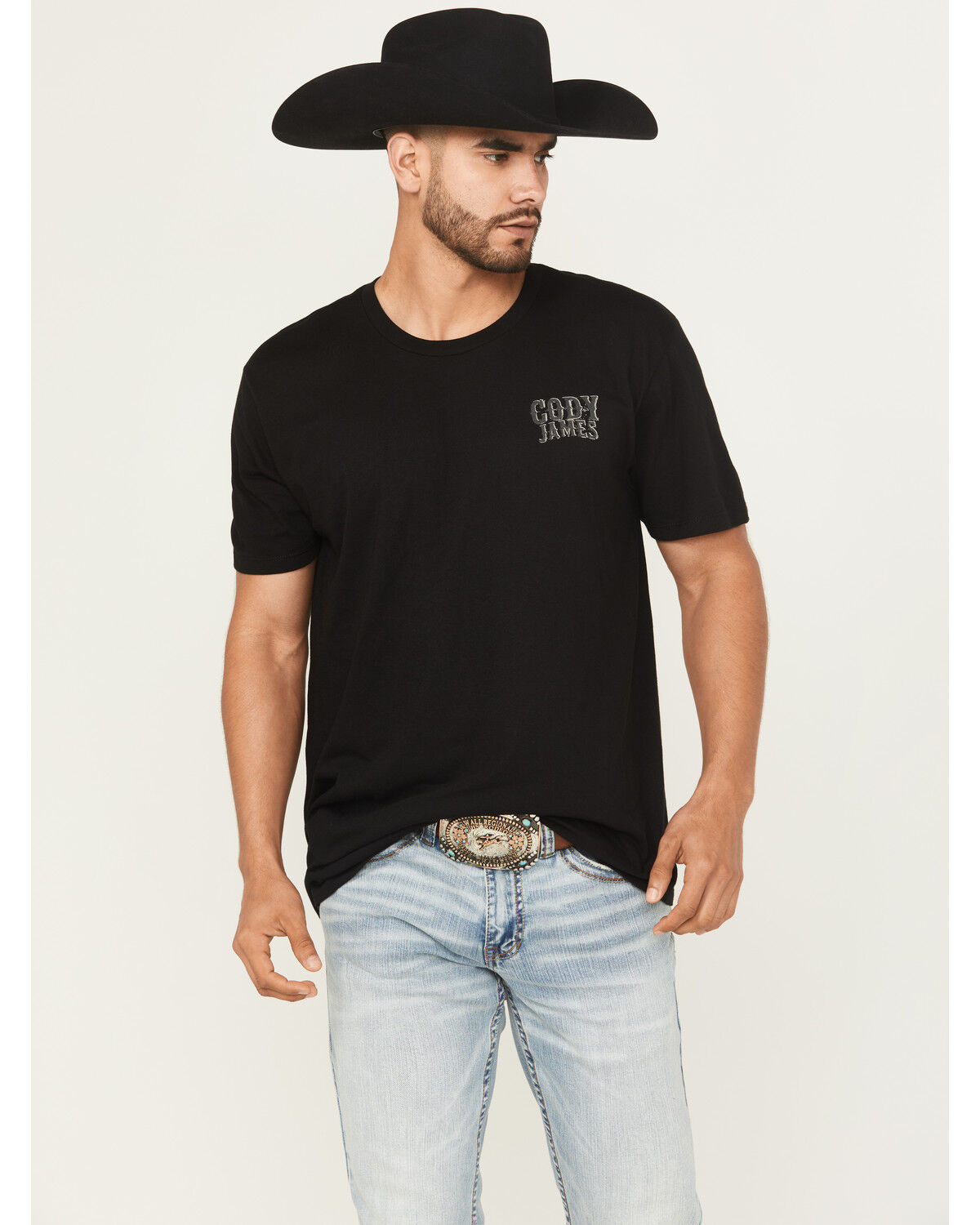 Image #2 - Cody James Men's Skull Bold Short Sleeve T-Shirt, Black, hi-res