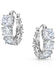 Image #1 - Montana Silversmiths Women's Sliding Brilliance Hoop Earrings, Silver, hi-res