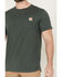 Image #3 - Carhartt Men's Force Relaxed Midweight Logo Pocket Short Sleeve Work T-Shirt, Forest Green, hi-res