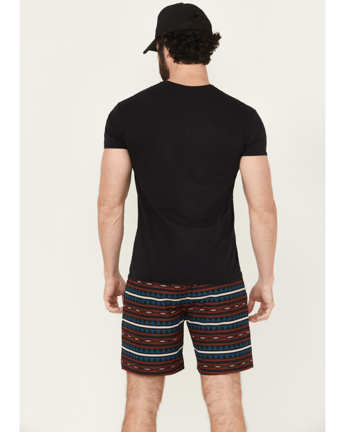 Image #3 - Ariat Men's Southwestern Print Tek Shorts, Multi, hi-res