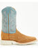 Image #2 - Justin Men's Alamo Roughout Western Boots - Broad Square Toe, Tan, hi-res