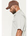 Image #2 - Ariat Men's Rebar Made Tough VentTEK Short Sleeve Button-Down Stretch Work Shirt, Light Grey, hi-res