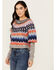 Image #2 - Free People Women's Home For The Holidays Sweater , Grey, hi-res