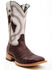 Image #1 - Tanner Mark Men's Exotic Caiman Western Boots - Broad Square Toe, Wine, hi-res