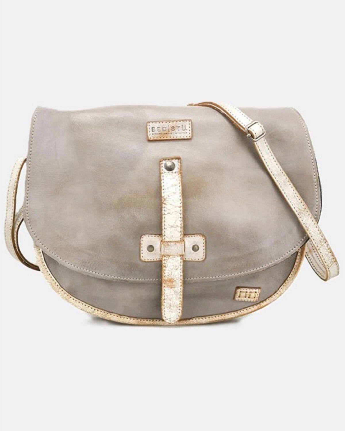 Bed Stu Women's Sequoia Crossbody Bag, Grey, hi-res