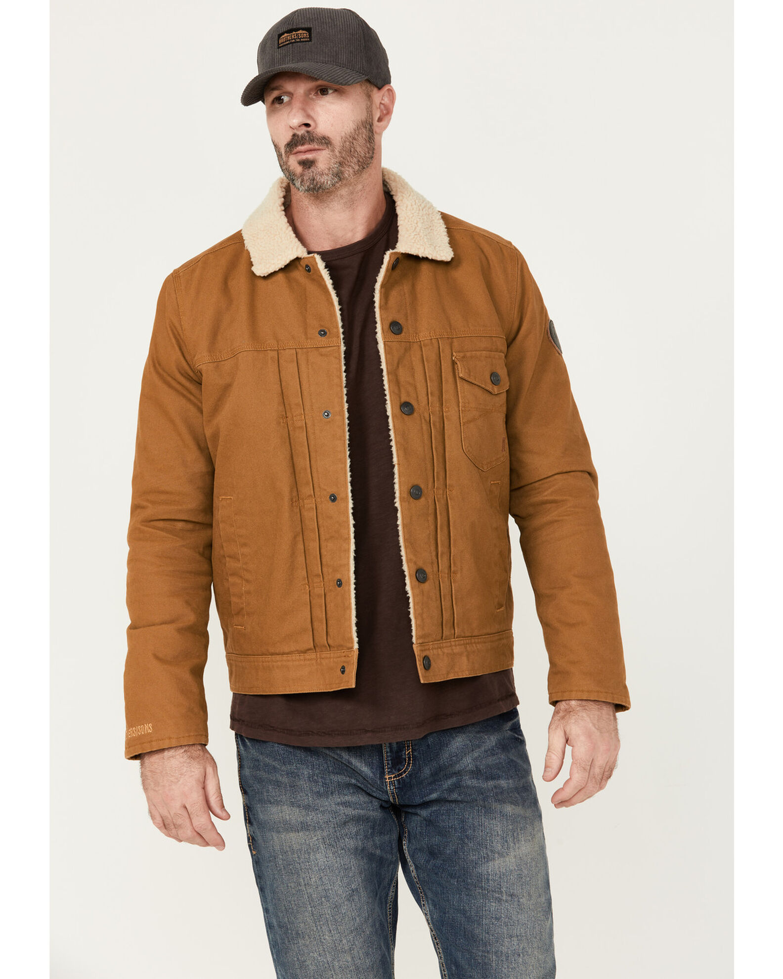 Male sherpa top